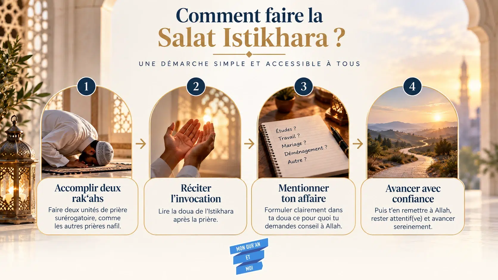 Comment faire la Salat Istikhara ? Les étapes pour faire la Salat Istikhara, prière de consultation