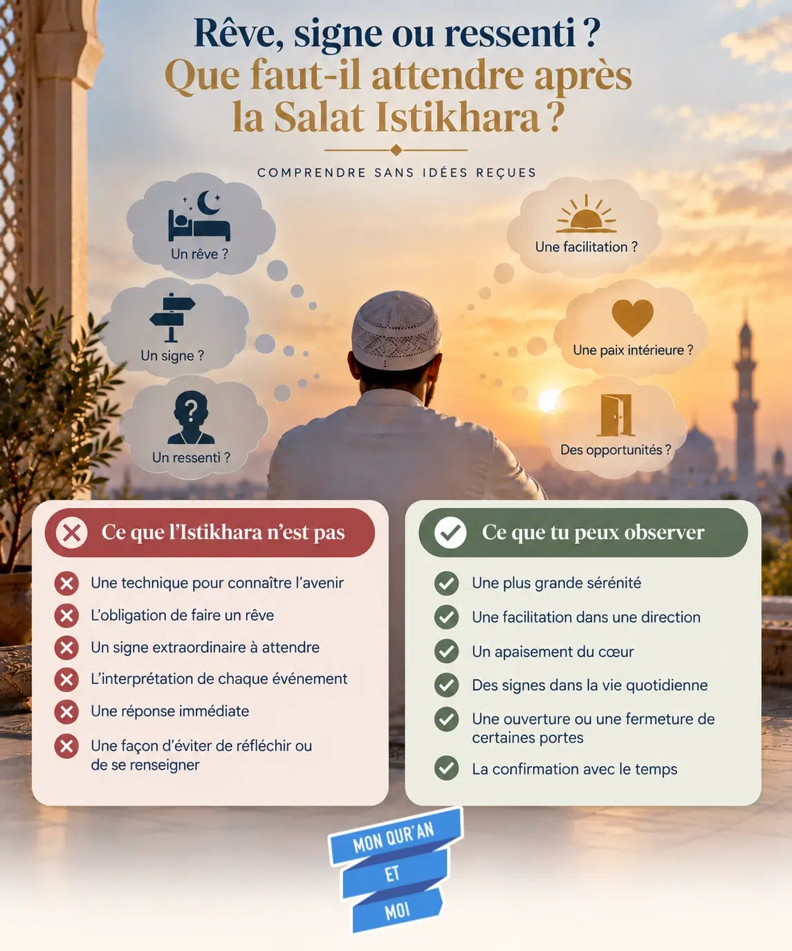 Rêve, signe ou ressenti après la Salat Istikhara ? Rêve, signe ou ressenti après la Salat Istikhara