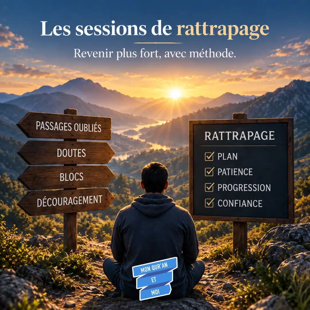 Session de rattrapage et mémorisation du Coran Session de rattrapage pour renforcer sa mémorisation du Coran